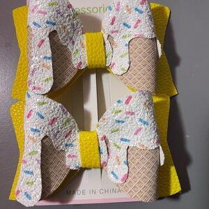 Colorful Bow Hair Clips